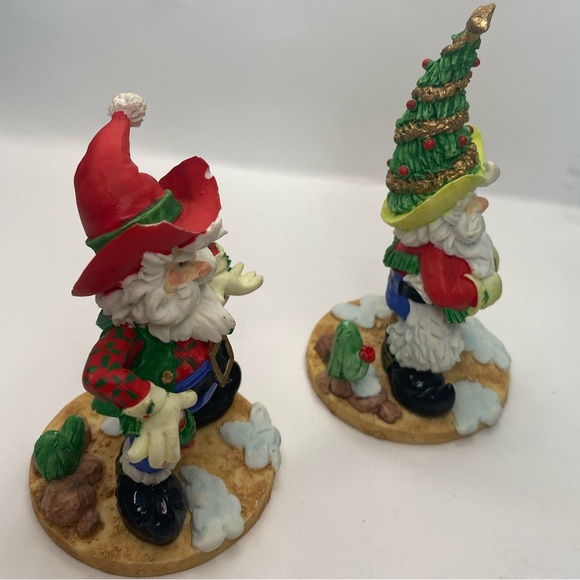 2- Vintage Cute Western Cowboy Santa Clause Figurines. Enesco Corporation - Picture 3 of 7